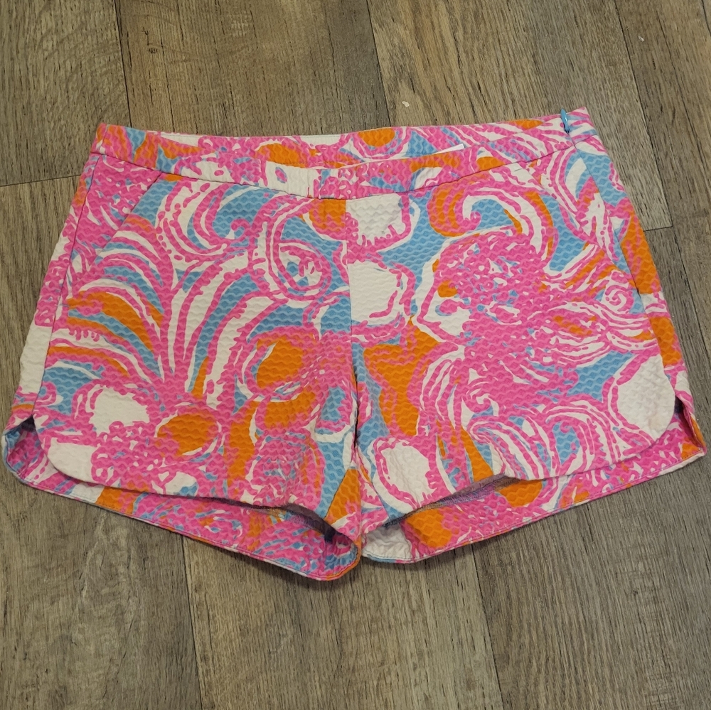 Lilly Pulitzer Side Zipper Shorts